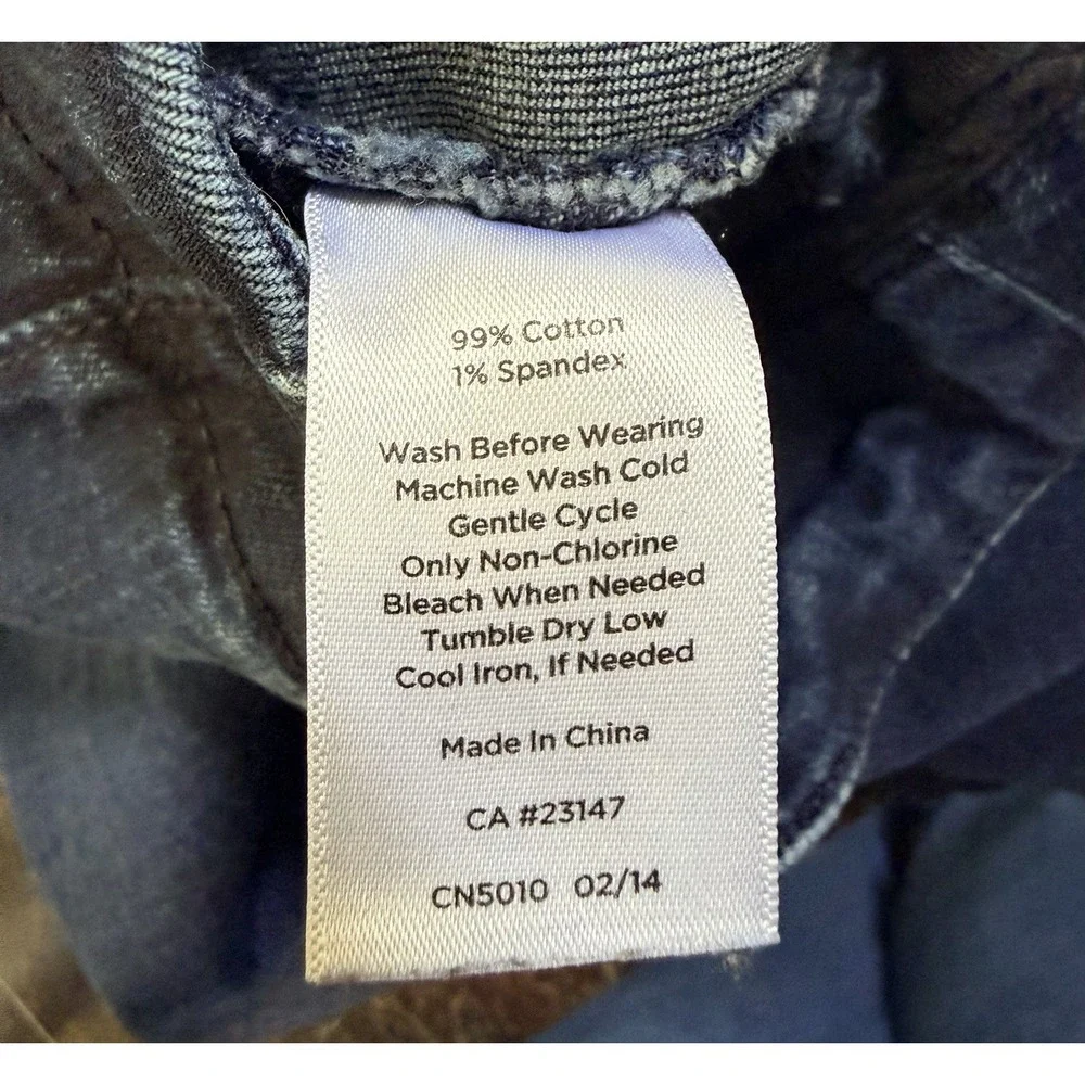 Talbots Women's Heritage Ankle Pants Blue Denim Size 18W